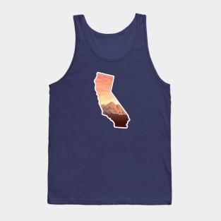 Southern California Sunset Map Tank Top